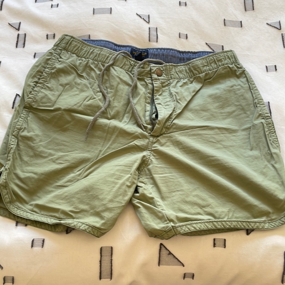 Urban Outfitters CPO Provisions Snap front elastic drawcord shorts